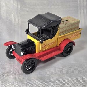 Coca Cola 1/25 Diecast Truck Bank 1918 Model T Ford Runabout Delivery By Gearbox